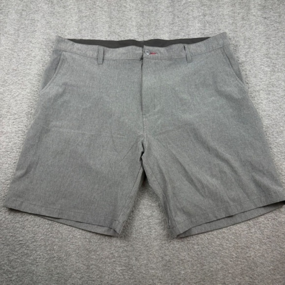Ron Jon Surf Shop Hybrid Shorts Men's 40 Grey Heather Charcoal Stretch XC9822-RO